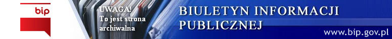 strona główna Biuletynu Informacji Publicznej www.bip.gov.pl